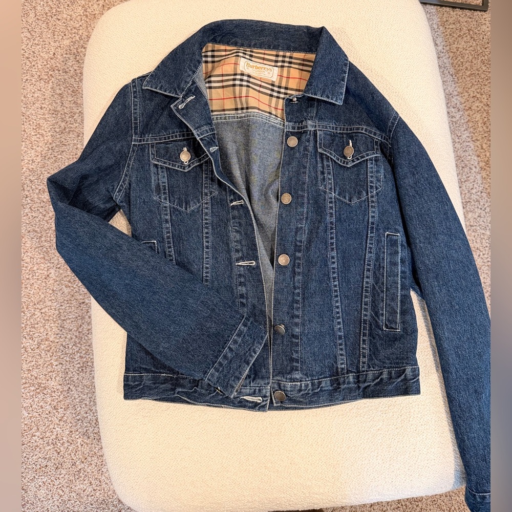 Burberry vintage Jean jacket size 8